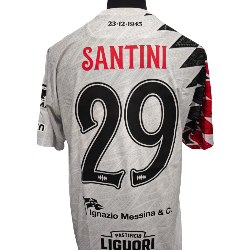 Santini's Comemmorative Match-Worn Shirt + Shorts, Latina vs Sorrento 2026 - 80th Anniversary with RF78 Patch