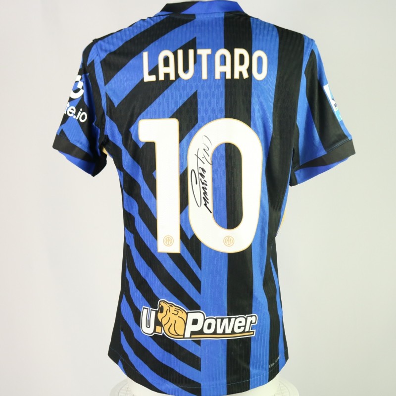 Lautaro Competition Jersey, 2024/25 - Autographed