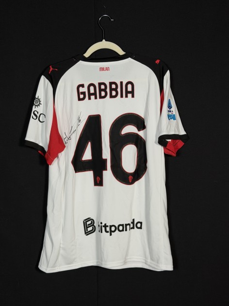 Gabbia's Milan Signed Official Shirt, 2025/26