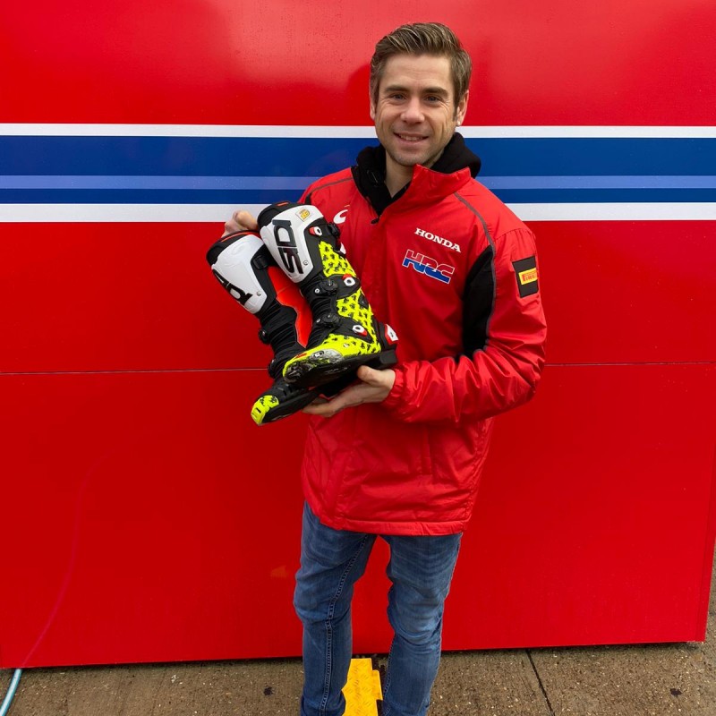 Sidi Racing Boots Worn and Signed by Alvaro Bautista