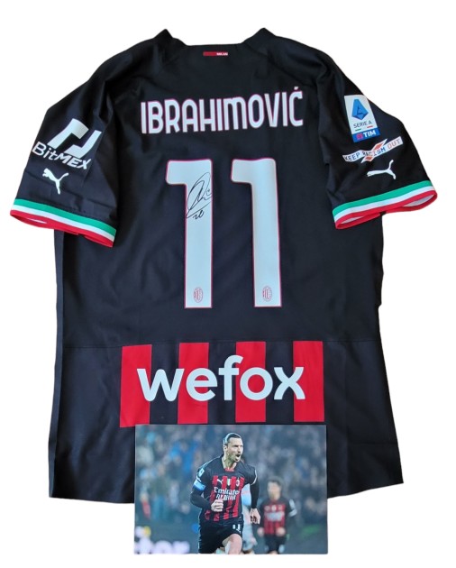 Maglia gara Ibrahimovic, Udinese vs Milan 2023 "Keep Racism Out" - Autografata