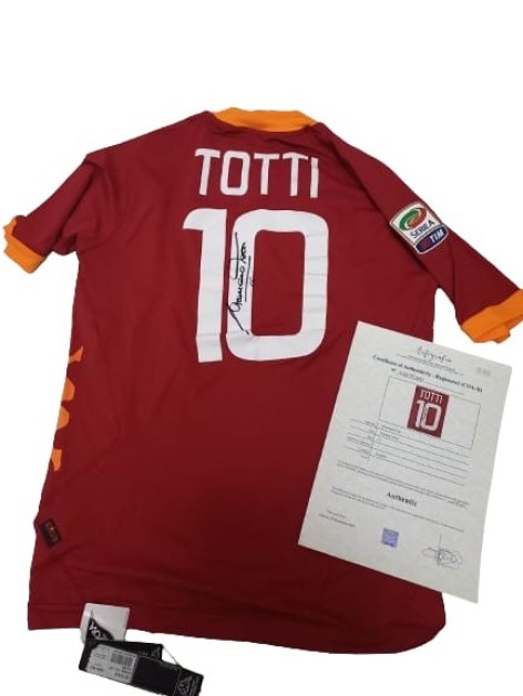 Maglia Celebrativa Totti Roma For Ever X, 2017/18 - Autografata -  CharityStars