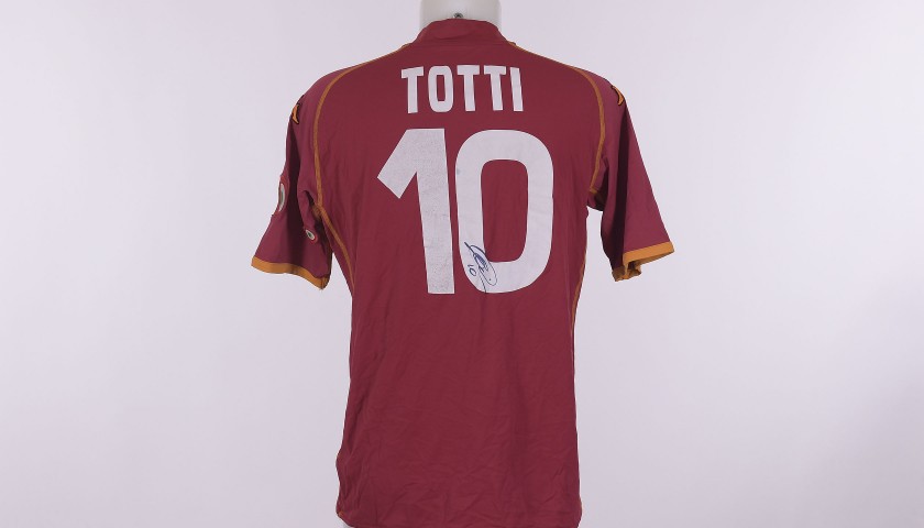 Francesco Totti's AS Roma Signed Shirt, 2008/2009 