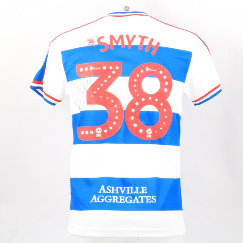 Smyth's Queens Park Rangers Match-Issued Signed Poppy Shirt 