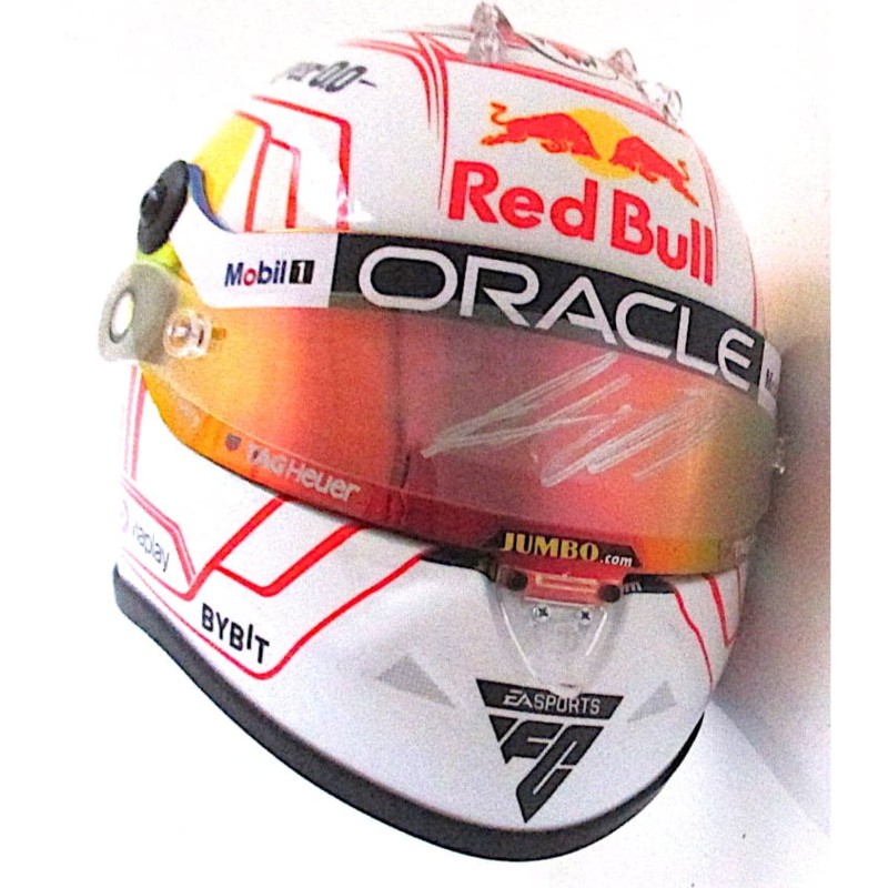 Max Verstappen's Signed 1/2 Scale Replica Helmet
