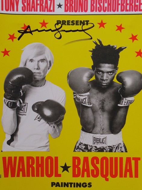 Warhol and Basquiat hand signed