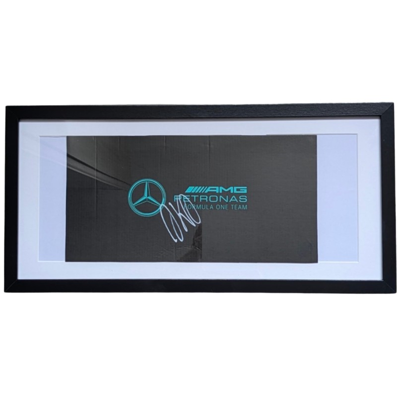 Mercedes Framed Picture - Signed by Kimi Antonelli