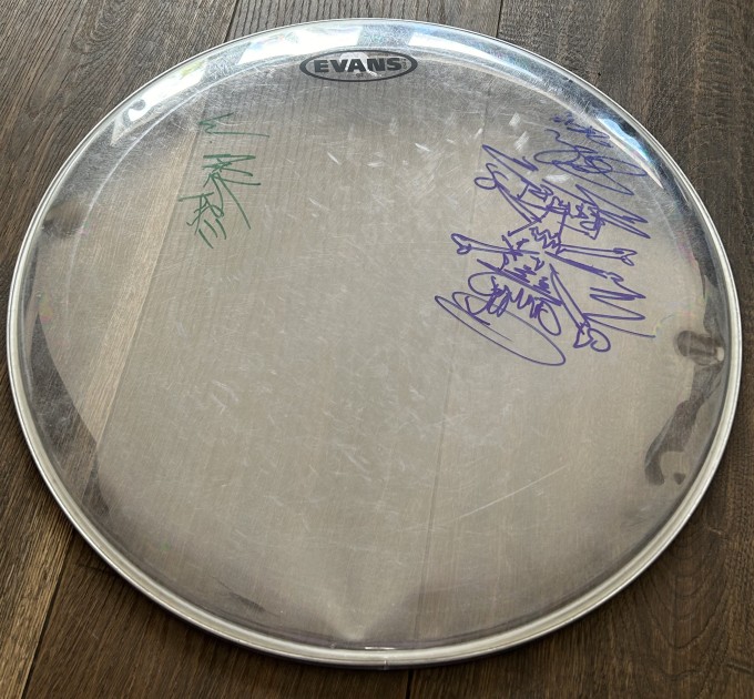 Guns N Roses Signed Drumskin