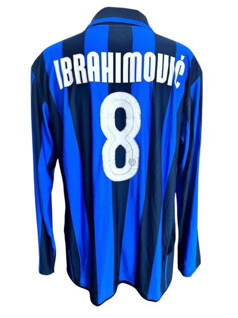 Ibrahimovic's Inter Match-Worn Shirt, 2007/08