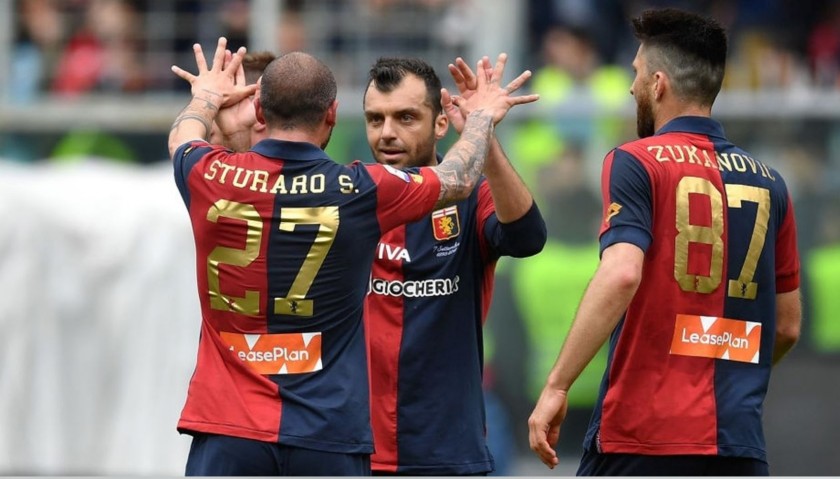 Sturaro's Genoa Match-Issue Signed Shirt, 2018/19 