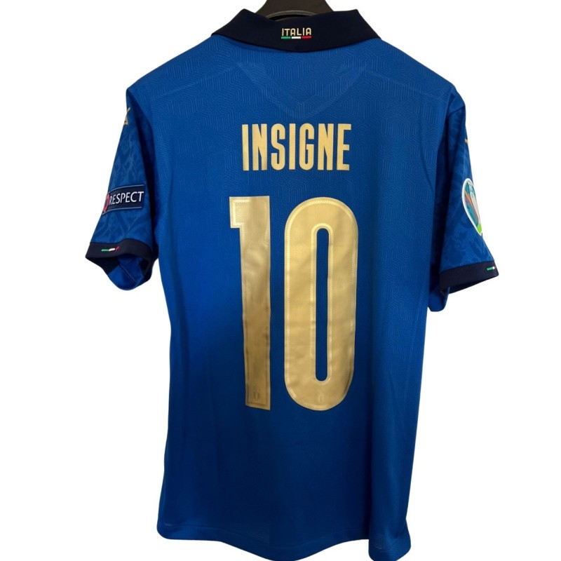 Insigne's Match Shirt, Italy vs England - Final Euro 2020