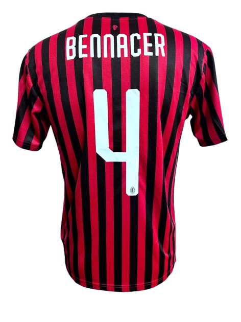 Bennacer's Match-Issued Shirt, Milan vs Inter 2019