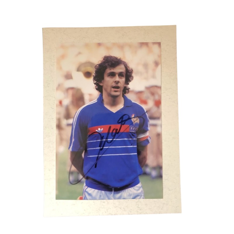 Photograph Signed by Michel Platini