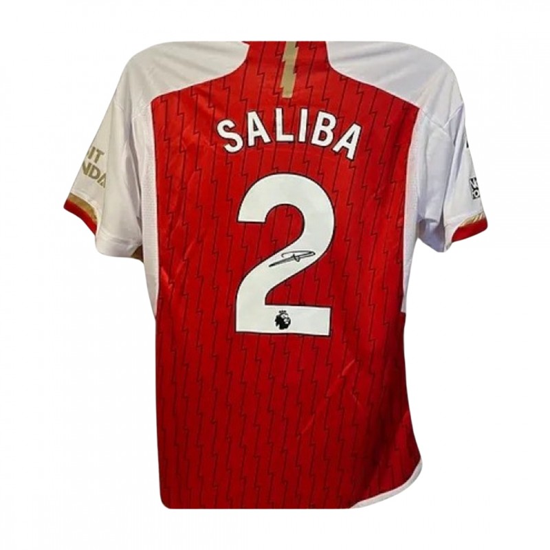 William Saliba's Arsenal 2023/24 Signed Shirt