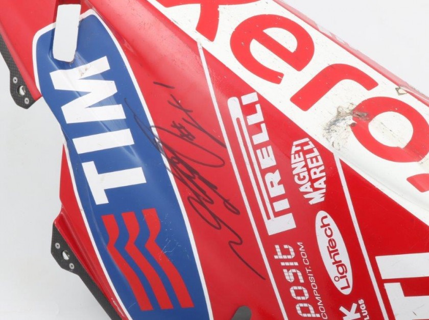 Ducati Xerox Rear Fairing, signed by Michel Fabrizio