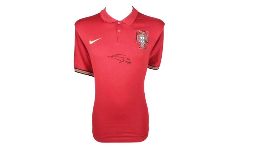 Bruno Fernandes' Portugal Signed Shirt 