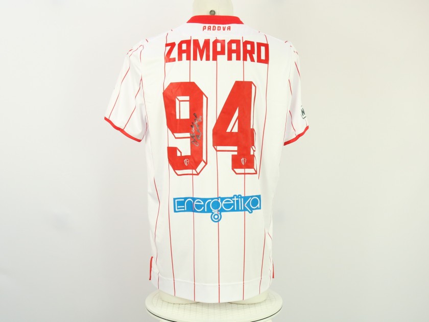 Zamparo's unwashed Signed Shirt, Padova vs Arzignano Valchiampo 2024 