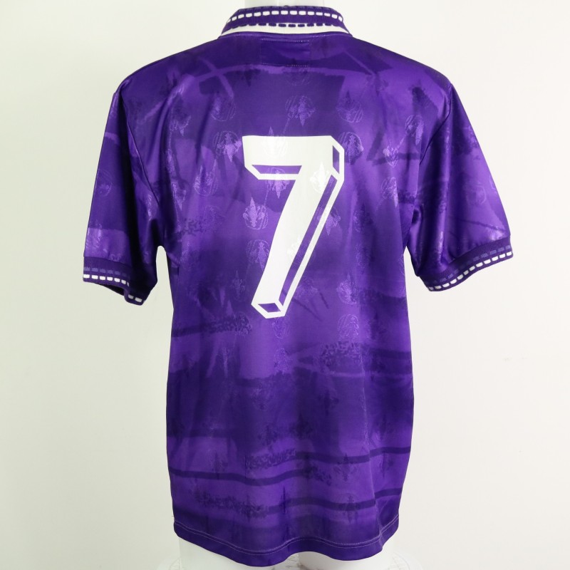 Effenberg's Fiorentina Match Shirt, 1993/94