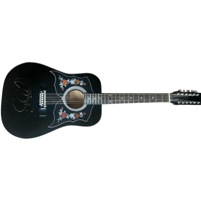 Jon Bon Jovi Signed 12 String Acoustic Guitar