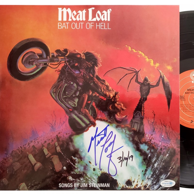 Album “Bat Out of Hell” firmato da Meatloaf