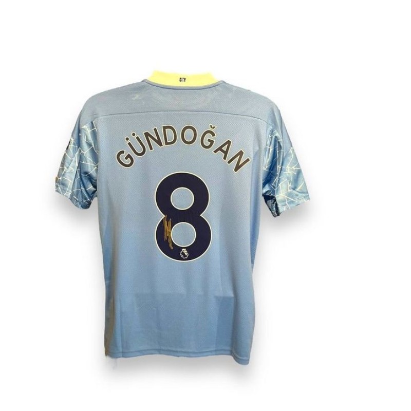 La maglia ufficiale firmata da Ilkay Gündogan per il Manchester City 2020/21