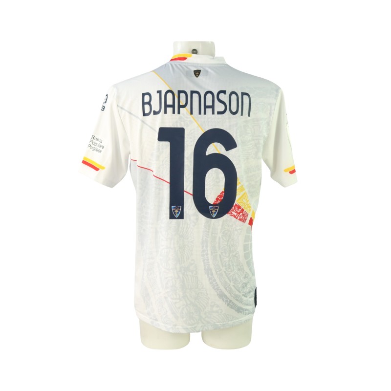 Bjarnason's Lecce Match-Issued Shirt, 2021/22