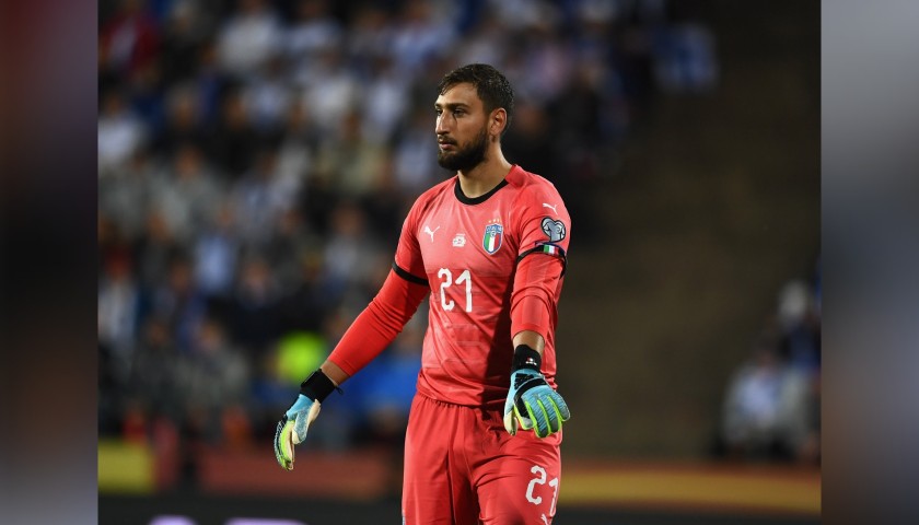 Donnarumma's Match Shirt, Finland-Italy 2019