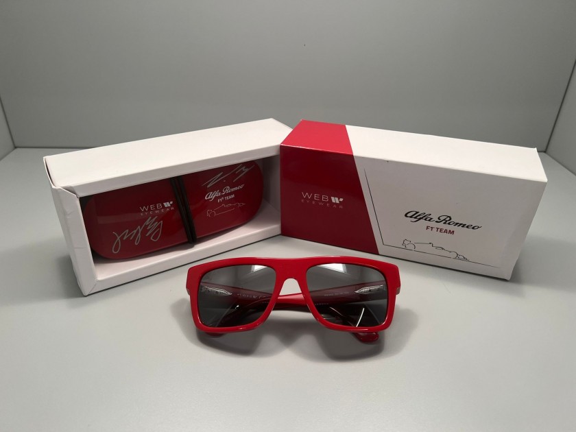Alfa Romeo F1 Limited Edition Web Sunglasses - Signed by Bottas and Zhou