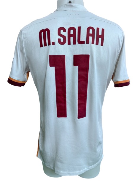 Salah's Roma Match-Issued Shirt, 2015/16