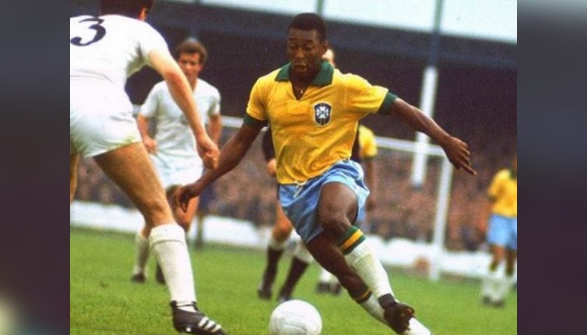 Official Brazil Cap - Signed by Pelé