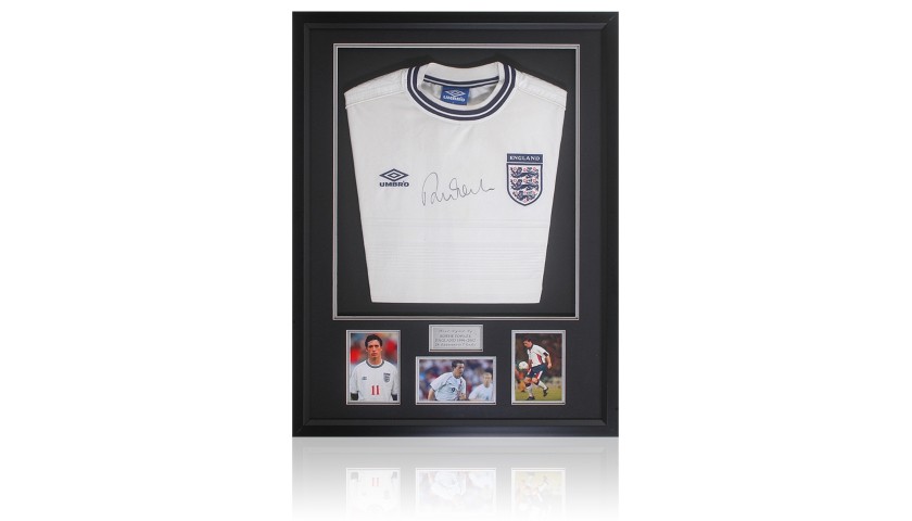 Robbie Fowler Hand Signed England Shirt 
