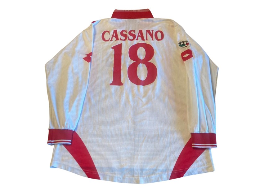 Cassano's Bari Match-Worn Shirt, 2000/01