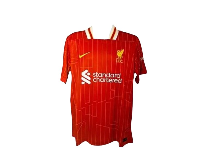 Wataru Endo's Liverpool 2024/25 Signed Replica Shirt - CharityStars