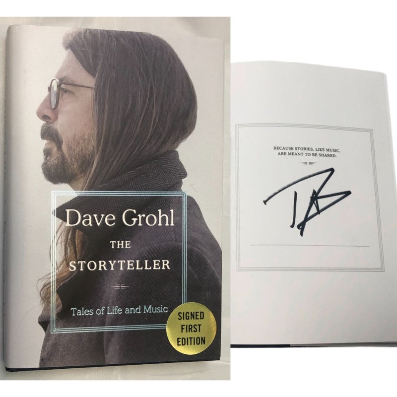 Libro "The Storyteller" di Dave Grohl dei Foo Fighters - Autografato