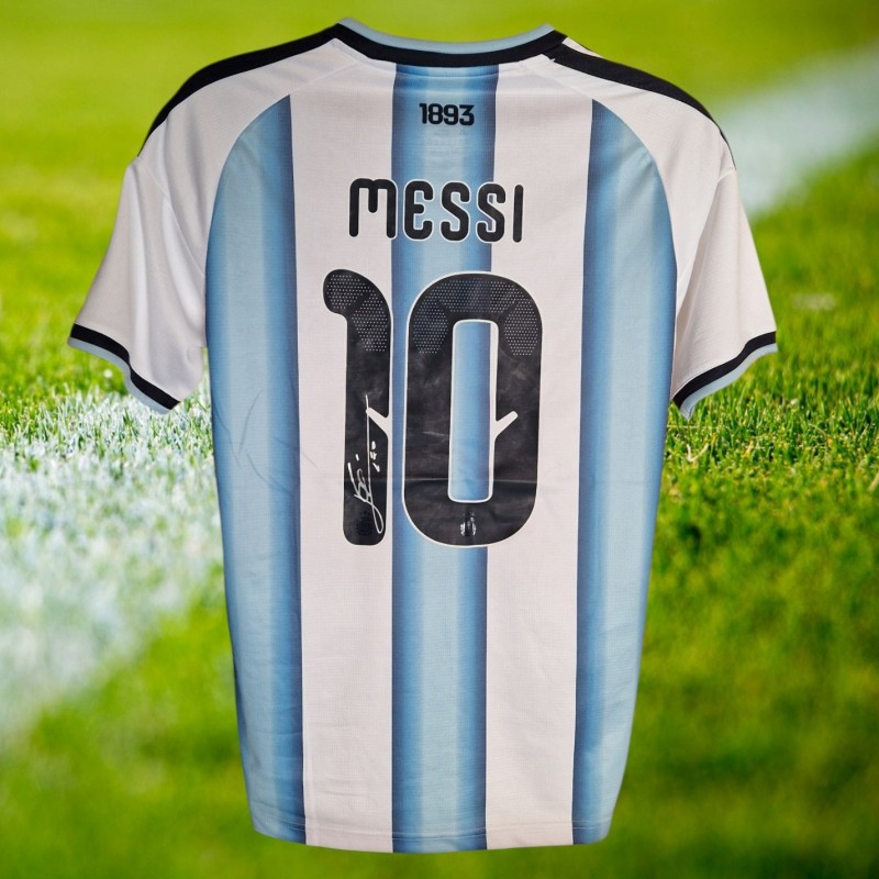 Lionel Messi Signed Argentina 2026-27 Home Football Shirt World Cup 2026