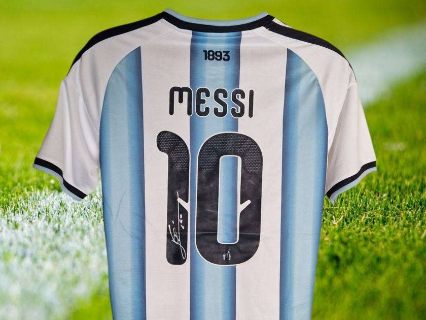 Lionel Messi Signed Argentina 2026-27 Home Football Shirt World Cup 2026