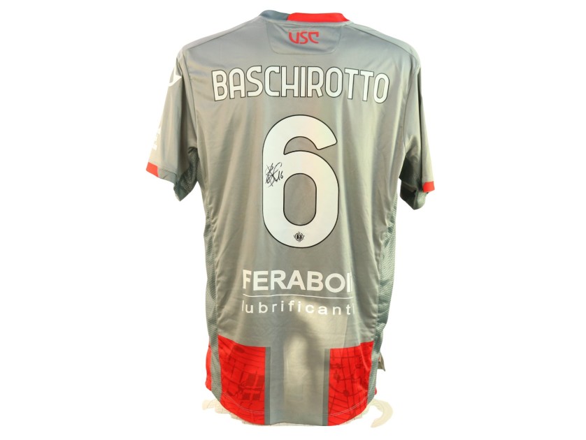 Baschirotto's Signed Unwashed Shirt, Cremonese vs Udinese 2025