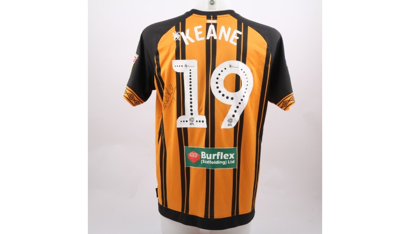 Keane's Hull City Worn and Signed Poppy Shirt