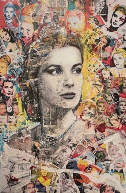 Avangart Presents Grace Kelly, Artist’s Proof on Canvas, 60×90 cm