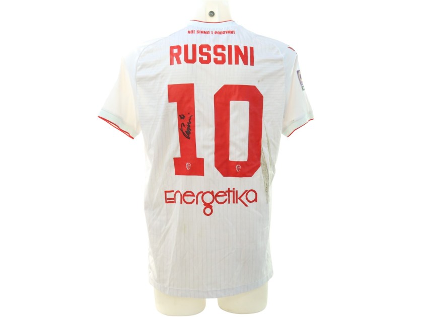 Russini's Signed Unwashed Shirt, Union Clodiense vs Padova 2024