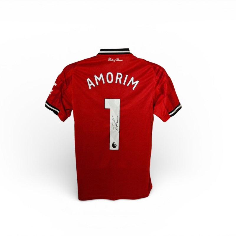 Ruben Amorim's Manchester United Signed 25/26 Football Shirt