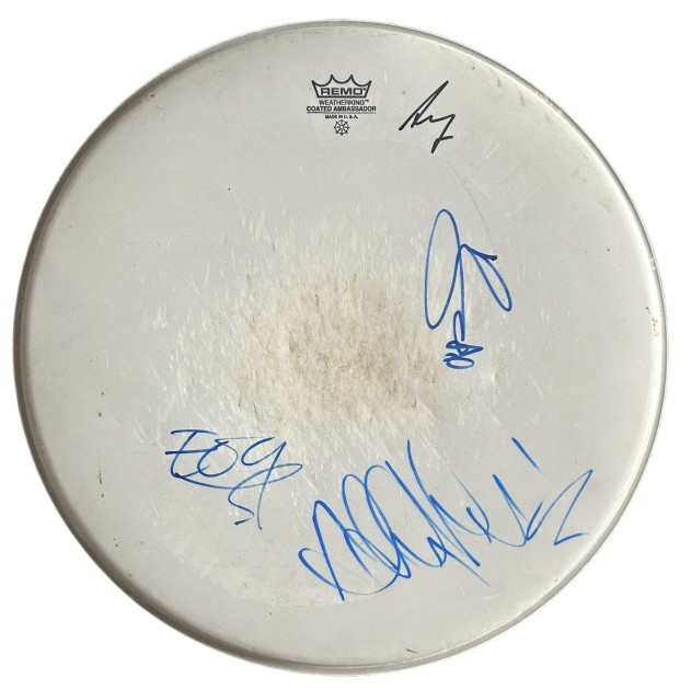 U2 Signed Drumskin