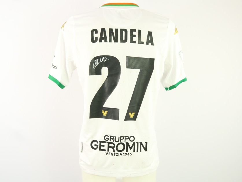 Candela's Unwashed Signed Shirt, Lecco vs Venezia 2024