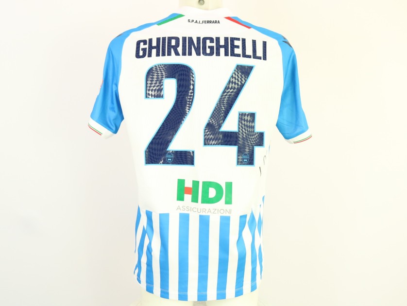 Maglia Ghiringhelli unwashed SPAL vs Gubbio 2024 - Autografata