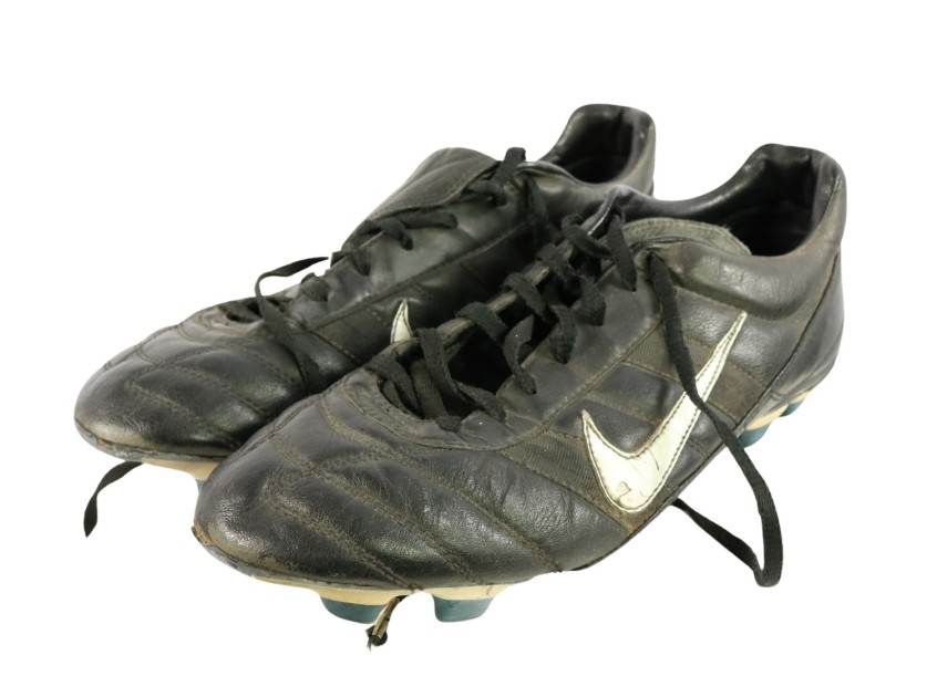 Nike Tiempo Shoes Signed and Worn by Paolo Maldini