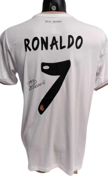 Cristiano Ronaldo Replica Real Madrid Signed Shirt, UCL Final Lisbon 2014