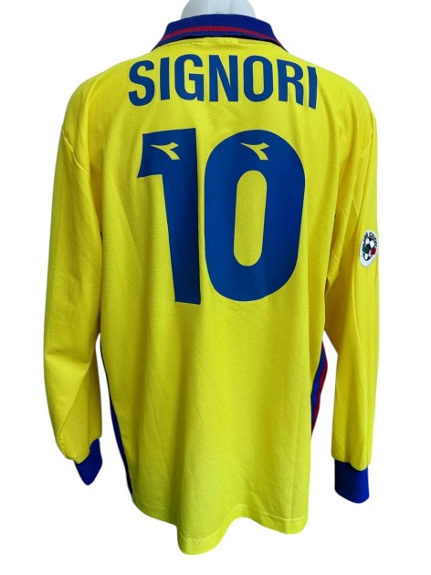 Signori's Bologna Match-Issued Shirt, 1998/99