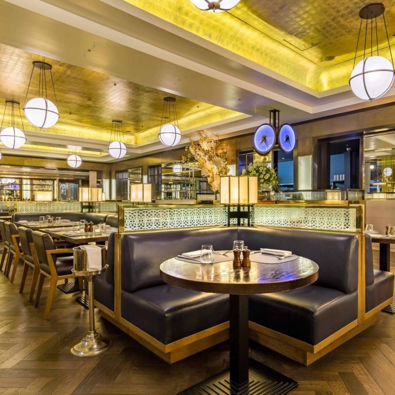 Three-Course Dinner with a Glass of Champagne for Six at Searcy's Brasserie, St Pancras