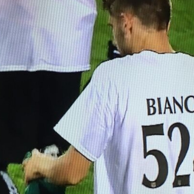 Shirt celebrative farewell match Bianco worn by Zaza