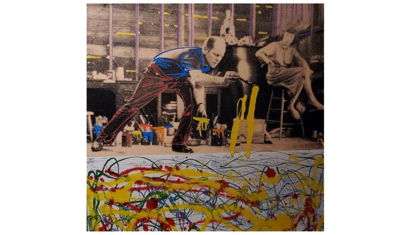 "Jackson Pollock" by Steve Kaufman